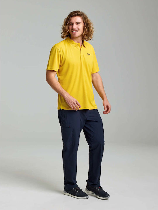 Slam Men's Blouse Polo Yellow