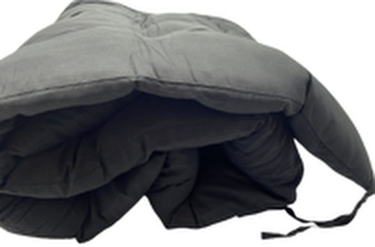 Pernă Pentru Pat De Soare Cu Spătar Negru 62x185cm