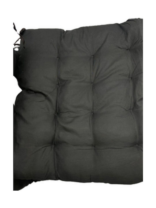 Pernă Pentru Pat De Soare Cu Spătar Negru 62x185cm