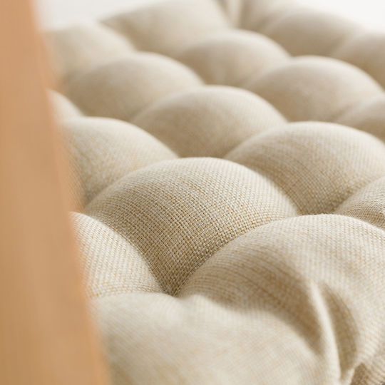 Gofis Home Gartenstuhlkissen Beige 40x40cm