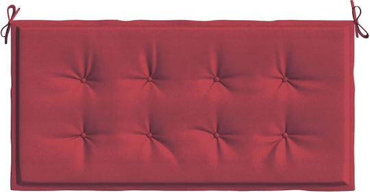 vidaXL Pernă De Bancă De Grădină Burgundy 120x50 Cm