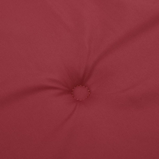 vidaXL Pernă De Bancă De Grădină Burgundy 120x50 Cm