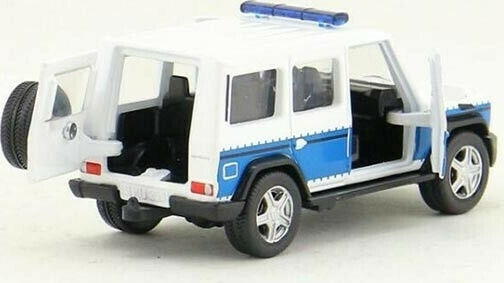 Siku Toy Car Jeep Greek Police Mercedes-AMG G65 - White Scale 1:50 Police for 3+ Years