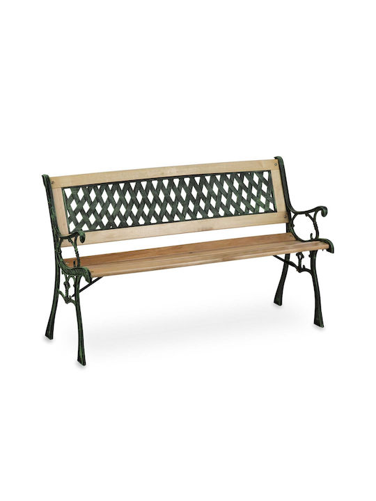Bench Outdoor Metal Gray 124x74x43cm Bench Outdoor Metal Gray 124x74x43cm