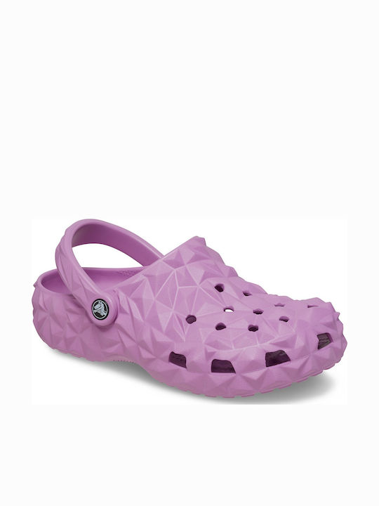 Crocs Classic Geometric Clog Women's Anatomic Clogs Purple