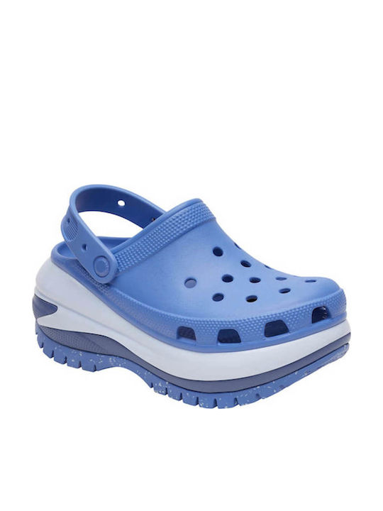 Crocs Classic Mega Crush Women's Clogs Blue