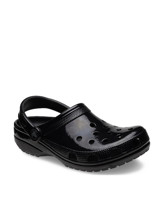 Crocs Classic Σαμπό Μαύρα