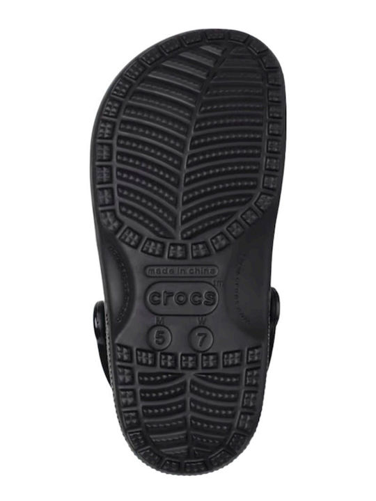 Crocs Classic Σαμπό Μαύρα