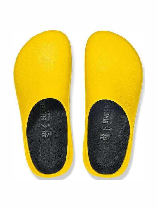 Birkenstock Super Birki Ανατομικά Σαμπό Κίτρινα