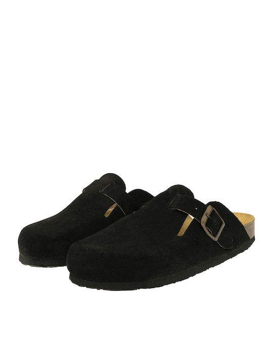 Blogg Anatomical Leather Women's Slippers Black