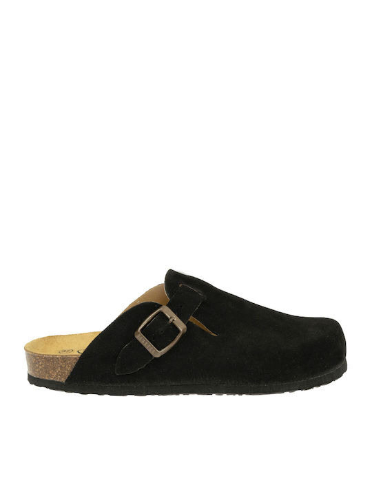 Blogg Anatomical Leather Women's Slippers Black