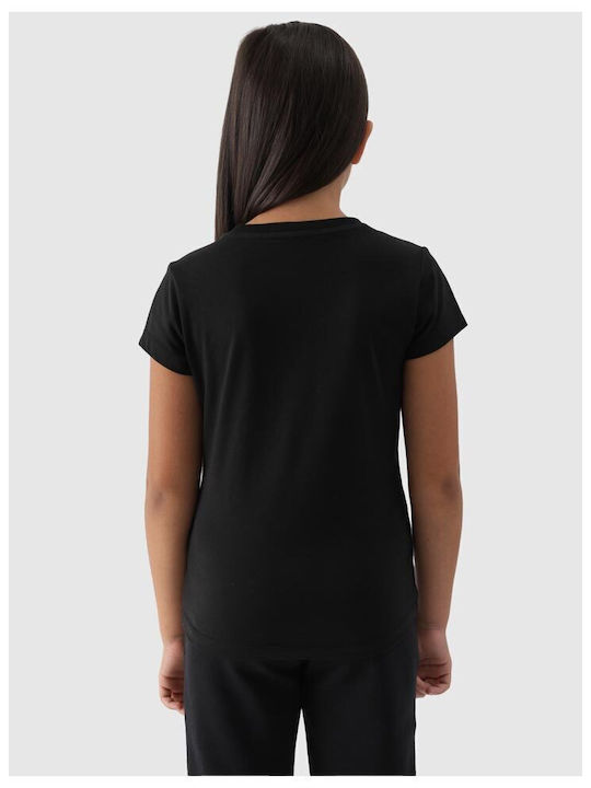 4F Kids Blouse Short Sleeve Black