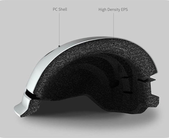 Smart4u SH50 Каска за Електрически скутери / Ховърборди Среден/54-58см Xiaomi в Черен Цвят