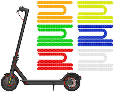 Accessory for Electric Scooter Front and Rear Phosphorescent Stickers for Xiaomi M365 / M365 Pro Red Xiaomi