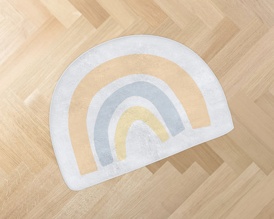 Kikka Boo Kids Synthetic Rug Stripy Friends 61x85cm