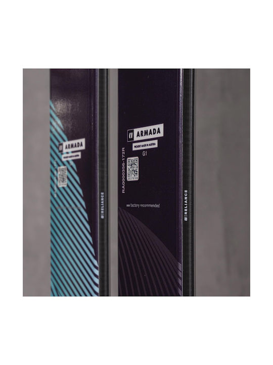 Armada Reliance 92 TI Unisex Πέδιλα Σκι σε Μαύρο Χρώμα με Δέστρες Warden Mnc 11