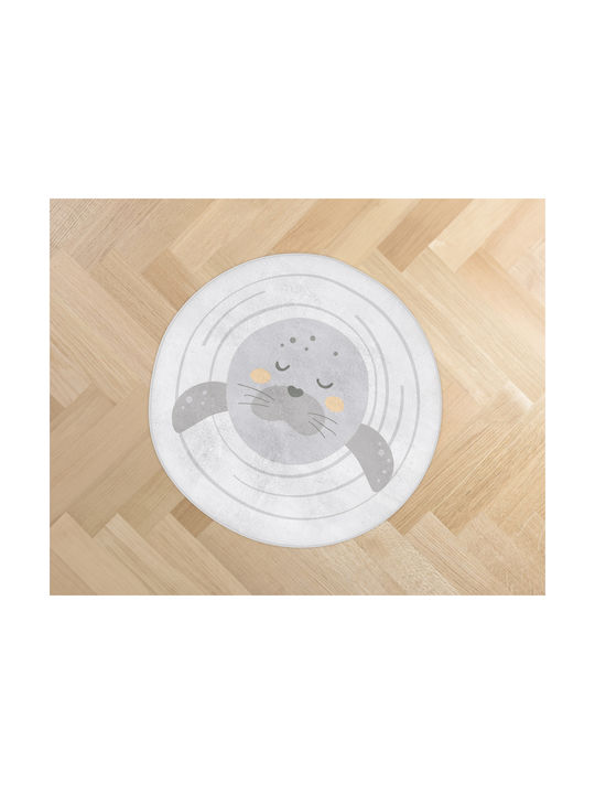 Kikka Boo Kids Synthetic Rug Seally Me 83x85cm