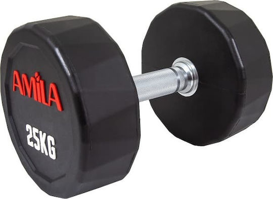 AMILA Polygon Series Βαράκι Δεκάγωνο Λαστιχένιο 1 x 4kg