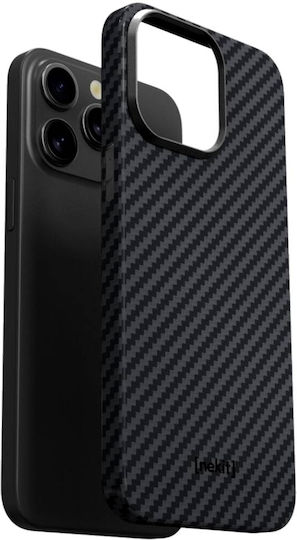 Nekit Umschlag Rückseite Aramid Fiber 1mm Schwarz (iPhone 14 Pro)
