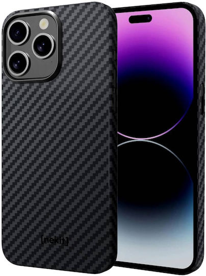 Nekit Umschlag Rückseite Aramid Fiber 1mm Schwarz (iPhone 14 Pro)