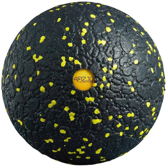 4FIZJO 4Fit Lacrosse Μπάλα Μασάζ 12cm σε Μαύρο Χρώμα