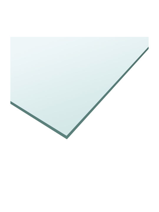 vidaXL Повърхност на масата от Стъкло Transparent 30x30см 345070 1бр