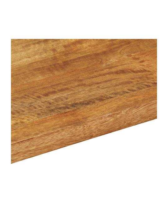 vidaXL Rectangular Table Surface made of Solid Wood Mango 80x20x2.5cm 371554 1pcs