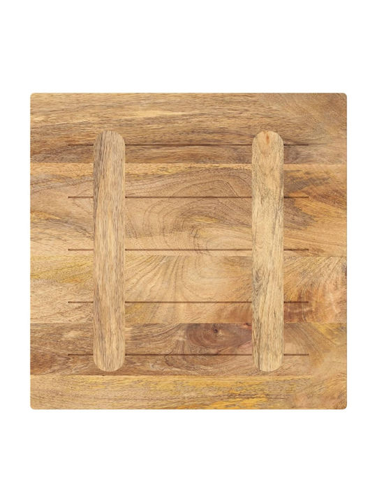 vidaXL Square Table Surface made of Solid Wood Mango 60x60x3.8cm 371531 1pcs