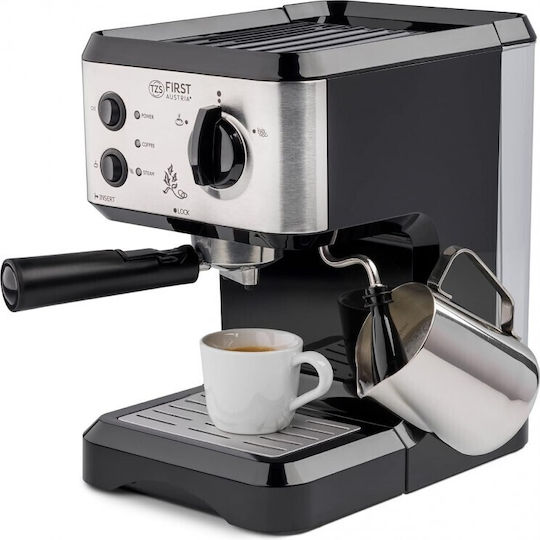 First Austria Μηχανή Espresso 1050W Πίεσης 15bar Γκρι FA5476-1