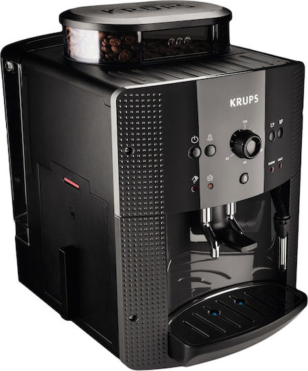 Krups Automatic Espresso Machine 1450W Pressure 15bar with Grinder Black EA810B70