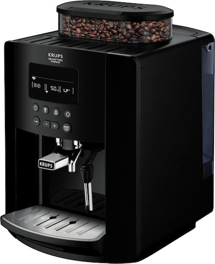Krups Arabica 1450W Налягане 15бар с мелачка Черна
