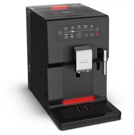 Krups Intuition Automatische Espressomaschine 1450W Druck 15bar mit Mahlwerk Schwarz