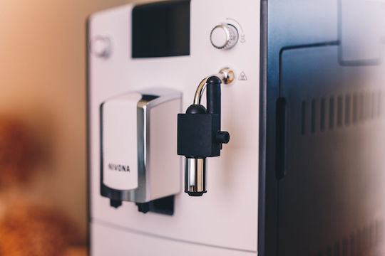 Nivona NICR 560 Αυτόματη Μηχανή Espresso 1455W Πίεσης 15bar με Μύλο Άλεσης Ασημί
