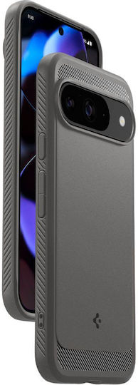 Spigen Robuste Armor Umschlag Rückseite Silikon Kunststoff Marmor Grau (Google Pixel 9 / 9 Pro)