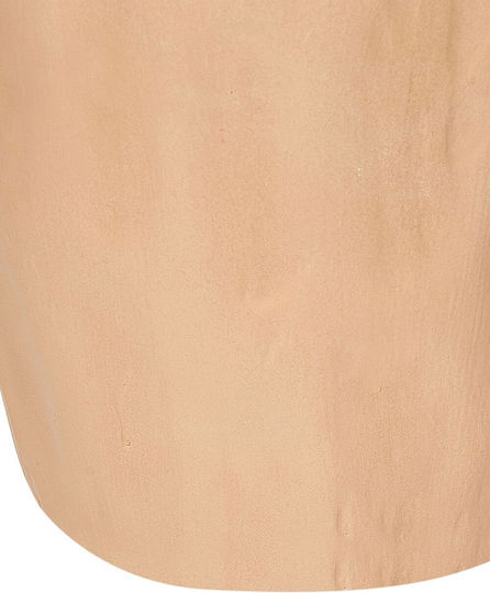 Beliani Dekorative Keramikvase Orange