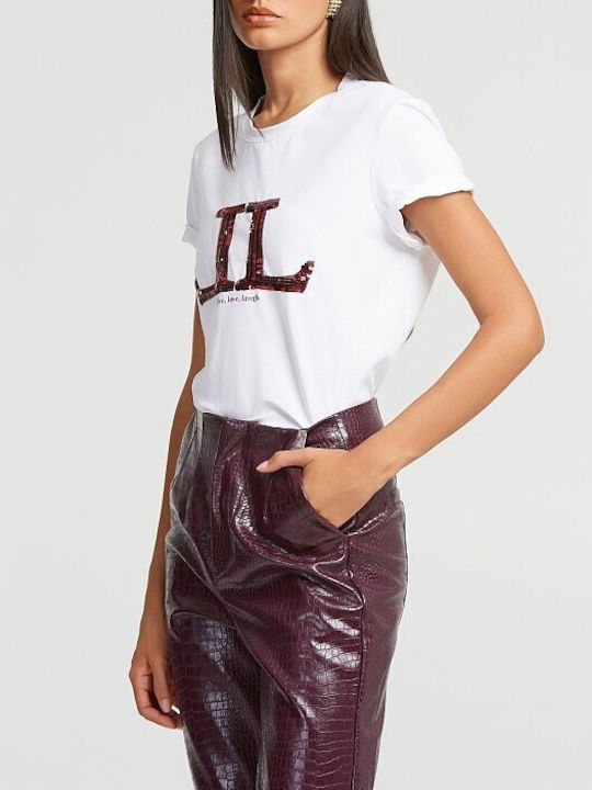 Lynne Damen Oversized T-shirt Cherry