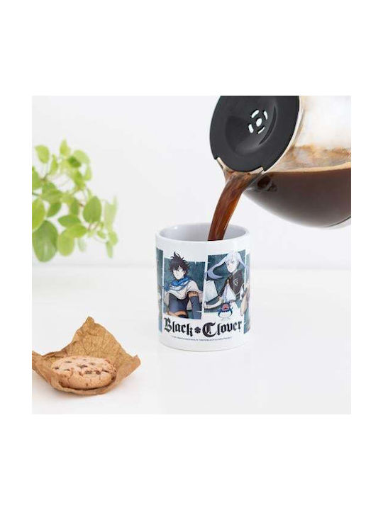 Grupo Erik Black Clover Mug White 300ml