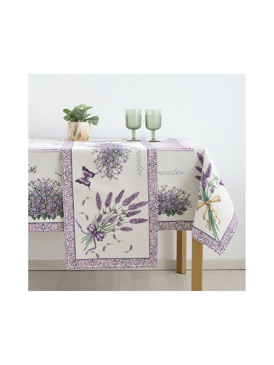 Dimeco Tablecloth 8255 Purple 140x180cm