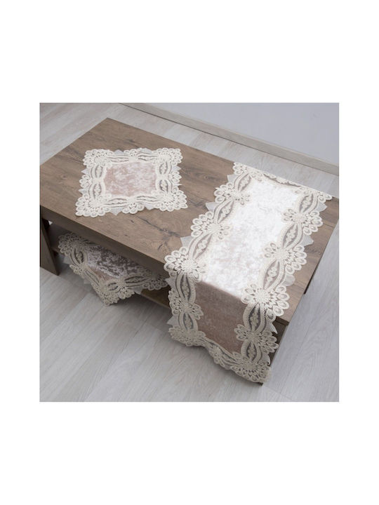 Dimeco Läufer 9131 Beige 40x160cm