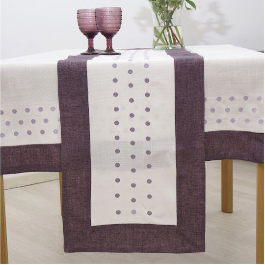 Dimeco Tablecloth Purple 140x180cm