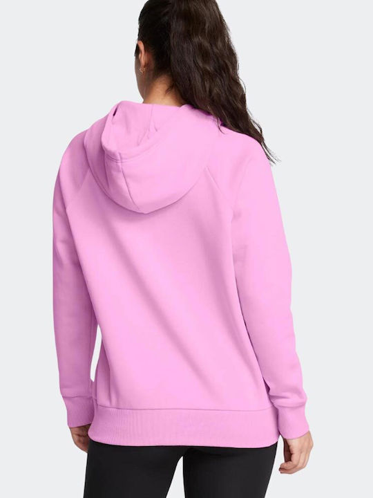 Under Armour Ua Rival Women's Hooded Fleece Sweatshirt Pink