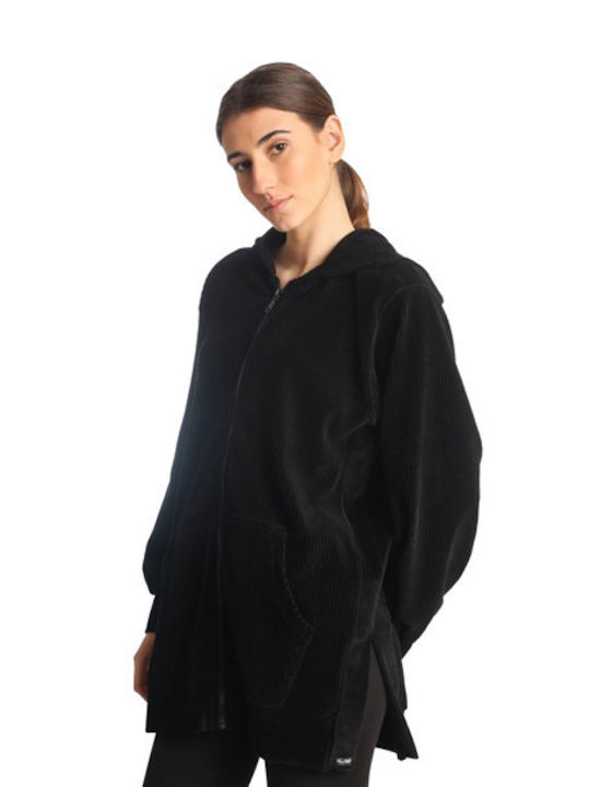 Paco & Co Long Women's Cardigan Black