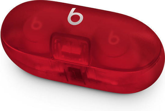Beats Solo Buds Bluetooth-Freisprecheinrichtung Kopfhörer mit Ladeetui Transparent Red