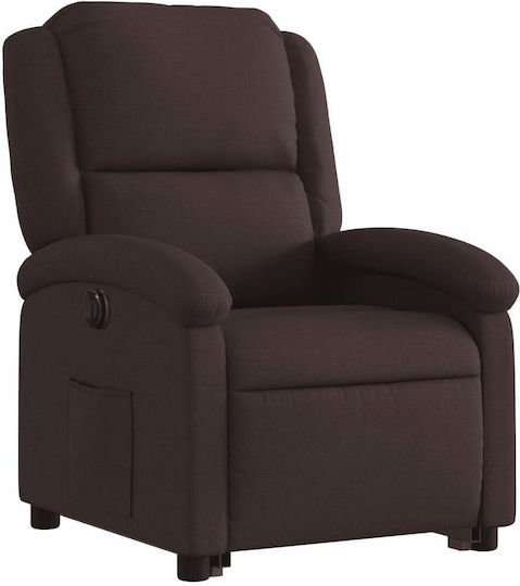 Relax Armchair with Footstool Sc. Coffee 71x86.5x99.5cm