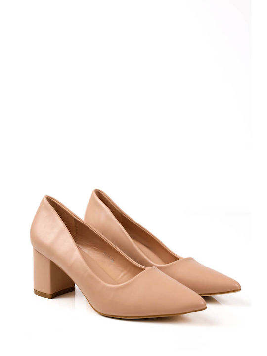 Ligglo Pointed Toe Pink Heels