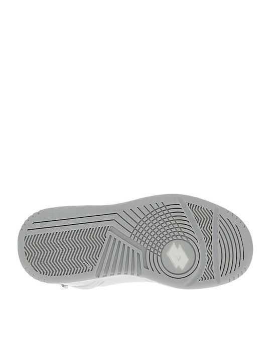Rocket Amf Παιδικά Sneakers High με Σκρατς Λευκά