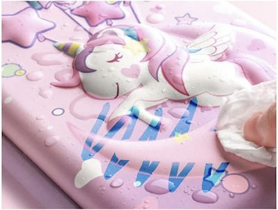 School Pencil Case 2 Large Compartments 3D Unicorn Design 23x15.5x4 Cm Aria Trade