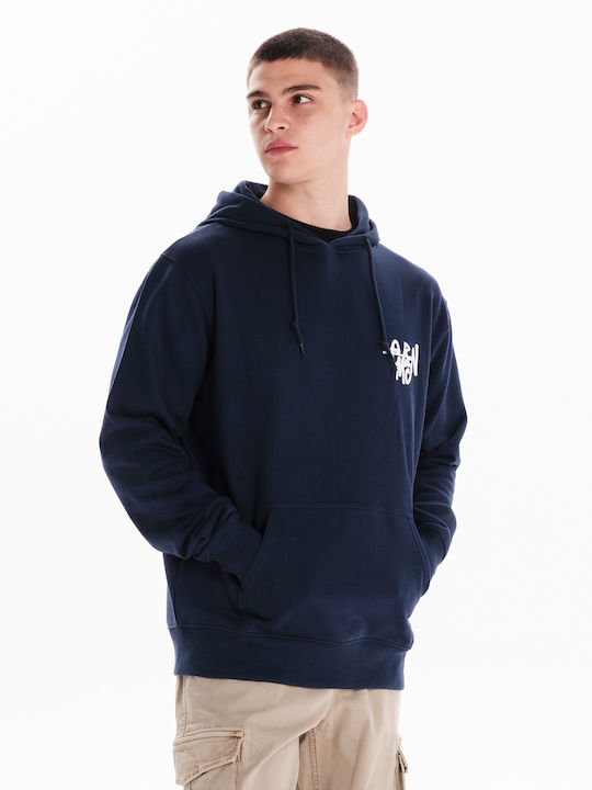 Emerson Herren Sweatshirt mit Kapuze Blau