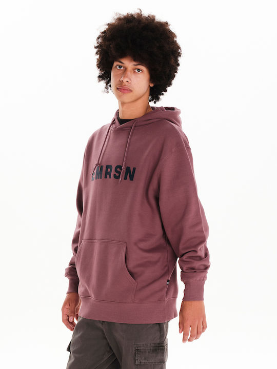 Emerson Men's Sweatshirt with Hood Dusty Mauve