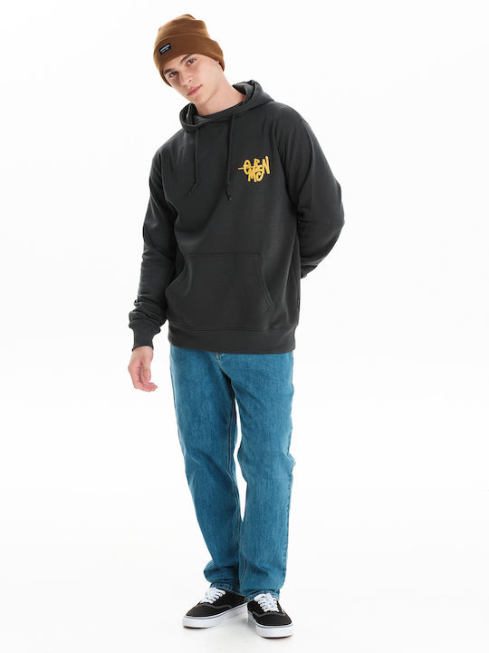 Sweatshirt with Hood Black